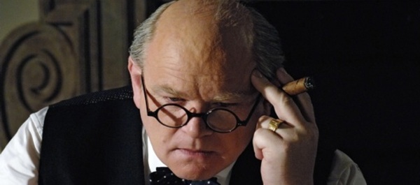 Brendan Gleeson as Winston Churchill in the HBO Film &ldquo;Into the Storm.&rdquo; Photographer: HBO / Susan Allnutt.