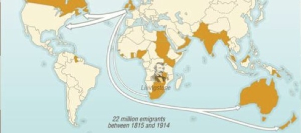 European Colonial Expansion 1820 - 1939: British Empire Trading Routes and Construction animated map. Courtesy of The Map As History
