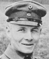 Erwin Rommel as a young officer.