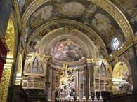 The beautifully ornate St. John's Co-Cathedral, built by the Knights of Malta, 1573-1578. (Shirley D'Este)