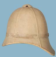 An example of "gold" that was found on eBay. This rare British sun  helmet, which dates likely from the late 1870s to the mid 1880s, was  acquired on eBay for six hundred dollars by the author. Similar headdress have been  known to sell for up to four times as much. While not exactly a  steal, the price was quite good. 