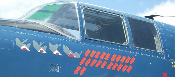 PBYJ-1J 'Devil Dog' joined 17 B-25s on April 18, 2010, in honoring the Doolittle Raiders. Devil Dog is credited with 22 missions and sinking several Japanese ships.