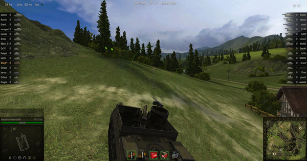 Zipping toward the cover of the forest.