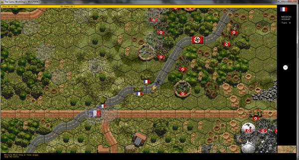 The French Turn 4. Click This image to bring up a larger view of the screen.