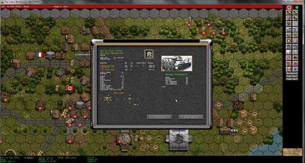The Germans score a T-34! Click to enlarge the image.