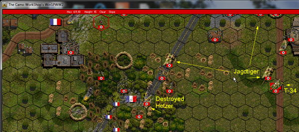 The disposition of my forces in the south. Click the image for a closer view.