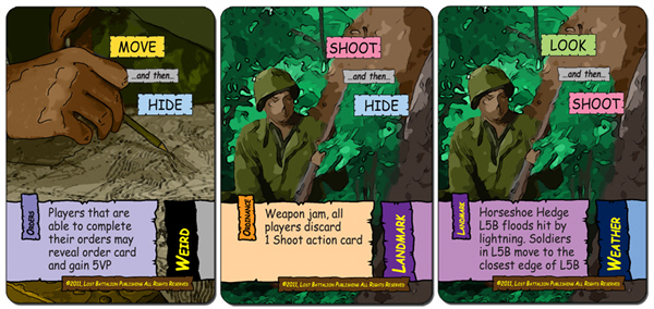 Sergeants Miniatures Game Phase Cards