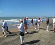 An American landing beach at Nettuno. Like some Italian beaches it consisted of a black tar-like sand and was strewn with trash. (Carlo D&rsquo;Este)