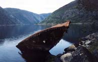 The rusty hulk of the German destroyer Georg Thiele (Lars Gyllenhaal)