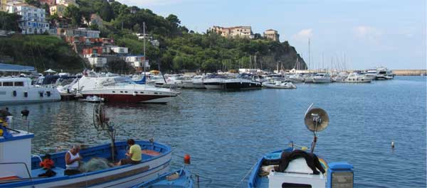 The harbor of Agropoli in September 2010. Fifty-seven years earlier war came to this once peaceful area of Italy. (Photo by Carlo D&rsquo;Este)