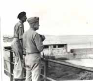 Too little, too late: Eisenhower and Montgomery survey the Strait of Messina in August 1943 after the successful German and Italian evacuation to mainland Italy. (Official U.S. Army Photo)