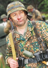 Yeah, the Brits gave us Germans a bloody nose today. Photo by Ade Ptiman.
