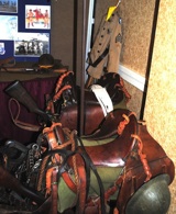 McClellan saddles, tack and armament of the type used by Philippine Scouts. From the collection of Rudy Cabigas. Click to enlarge.