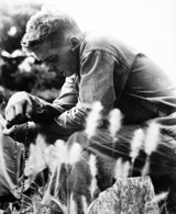 'It's not just the soldier in combat who comes home with PTSD. It's the entire family.' National Archives photo.