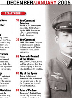 Armchair General January 2005 Issue Index 2