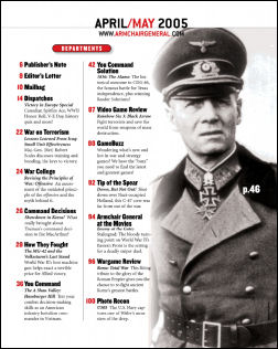 Armchair General May 2005 Issue Index 2