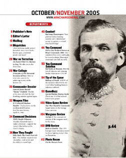 Armchair General Nov 2005 Issue Index 2