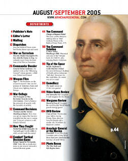 Armchair General Sept 2005 Issue Index 2