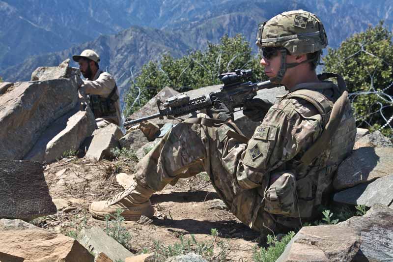 A Joint US-Afghan Patrol in Kunar